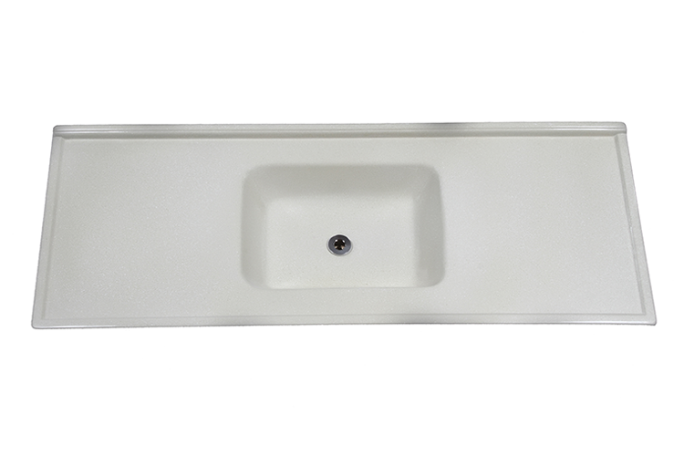 Pia de Mármore Sintético Modelo Antigo - 1,40x0,55 GB