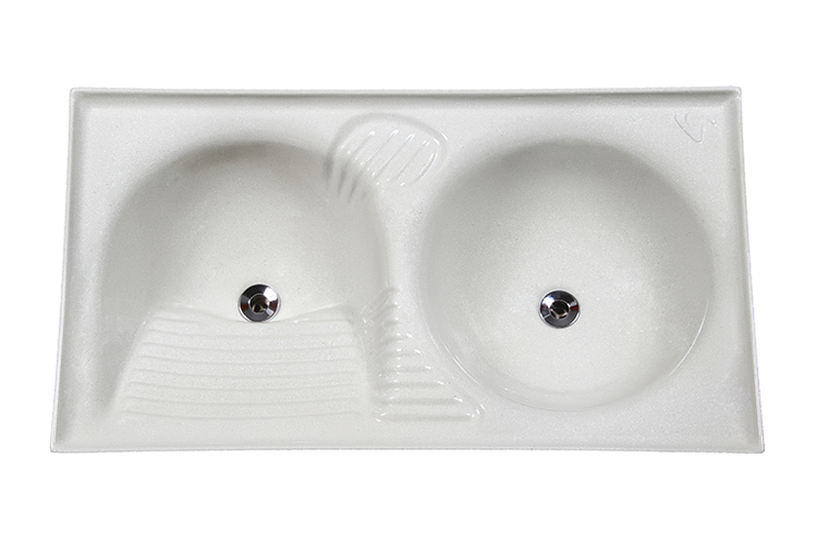 Tanque de Mármore Sintético Duplo - TQ-0,90;-TQ-1,00;-TQ-1,10